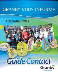 Guide Contact - Ville de Granby