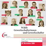 Gewerkschafterinnen Wählt und Gewerkschafter - GKB