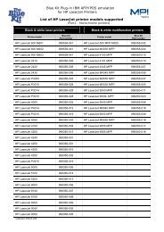 Blue Kit Plug-in IBM AFP/IPDS emulation for HP LaserJet ... - MPI Tech