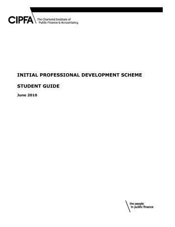 IPDS Student Guide - CIPFA