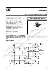 8W+8W+15W triple amplifier - STMicroelectronics