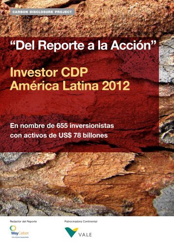 Investor CDP América Latina 2012 - Carbon Disclosure Project