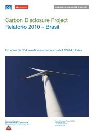 Questionário do CDP 2010 - Carbon Disclosure Project