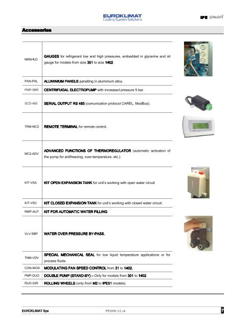 Technical catalogue Technical catalogue - AJ Solutions