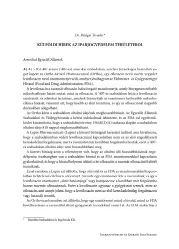 PDF 408 kB - Szellemi Tulajdon Nemzeti Hivatala