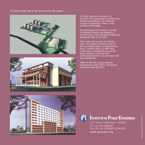IPE Profile - Institute of Public Enterprise