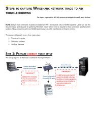 How to capture IPDS network trace from an AS400 v2.2 - Lexmark