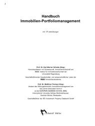 Handbuch Immobilien-Portfoliomanagement - HTW Berlin