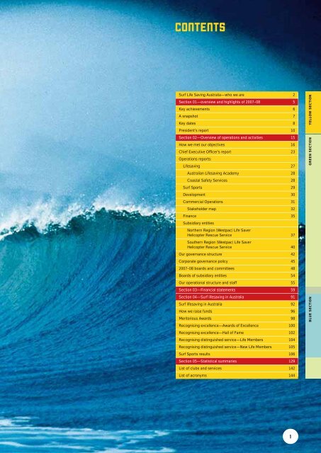 SURF LIFE SAVING AUSTRALIA ANNUAL REPORT 2007–08