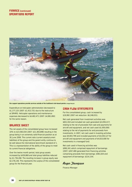 SURF LIFE SAVING AUSTRALIA ANNUAL REPORT 2007–08