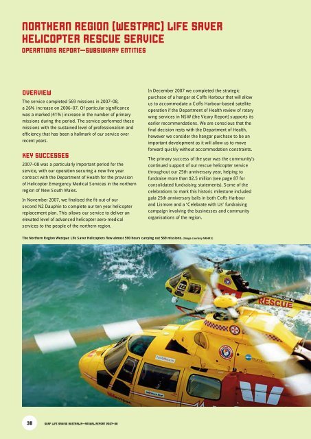 SURF LIFE SAVING AUSTRALIA ANNUAL REPORT 2007–08