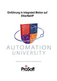 Einführung in Integrated Motion auf EtherNet/IP - Rockwell Automation
