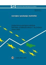 Zasnova klasifikacijskega sistema izobraževanja v Sloveniji - marec ...