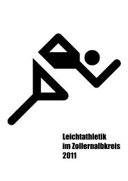 Leichtathletik im Zollernalbkreis 2011 - Leichtathletikkreis Zollernalb