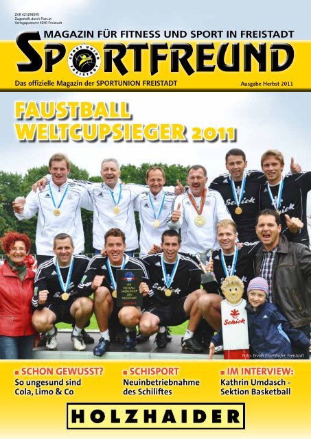 FAUSTBALL WELTCUPSIEGER 2011 - SPORT UNION Freistadt