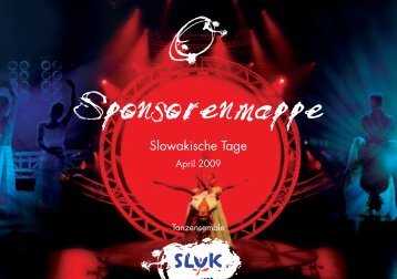 Sponsorenmappe - SK&Wien - Slowakische Kultur und Wien