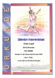 5 km Lauf - Speedy Laufanmeldung