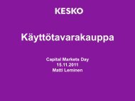 Dia 1 - Kesko