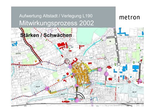 Bludenz Aufwertung Altstadt Verlegung L190