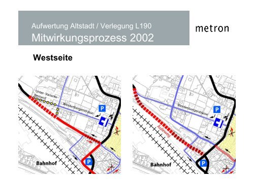 Bludenz Aufwertung Altstadt Verlegung L190