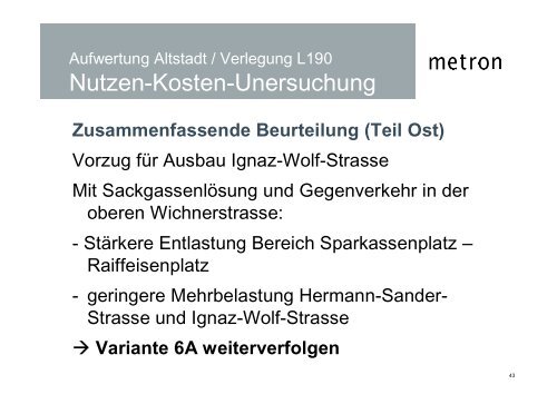 Bludenz Aufwertung Altstadt Verlegung L190