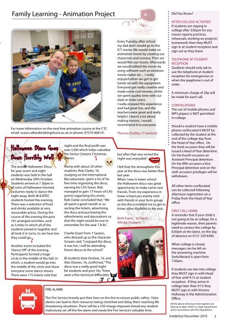 Click on the picture to download this issue - CTC Kingshurst Academy