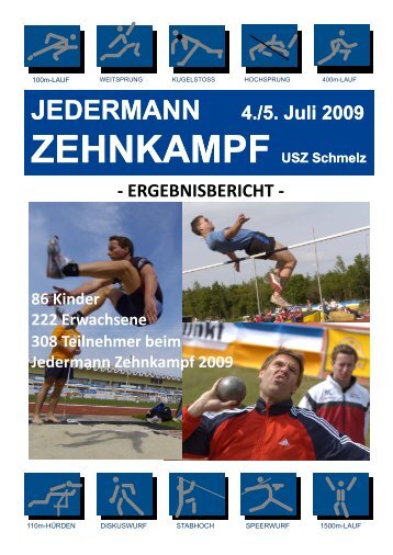 308 Teilnehmer beim Jedermann Zehnkampf 2009