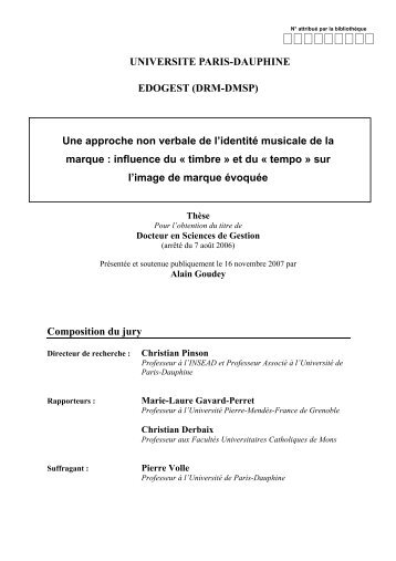 sommaire - Liste des centres de recherche - Université Paris ...