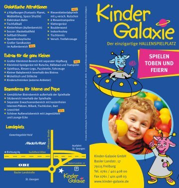 SPIELEN TOBEN UND FEIERN IELEN EN und IERN - Kinder Galaxie