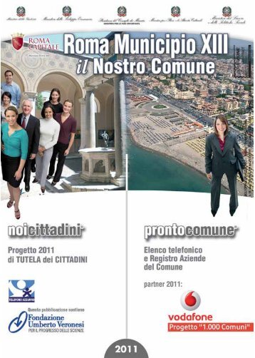 il Nostro Comune Roma Municipio XIII Edizione 2011 - Noi cittadini