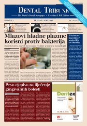 DENTAL TRIBUNE Croatian & BiH Edition - Dental Media Grupa