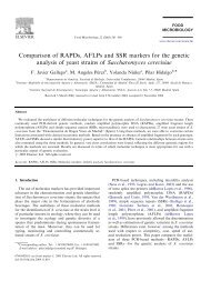 Comparison of RAPDs, AFLPs and SSR markers for the genetic ...