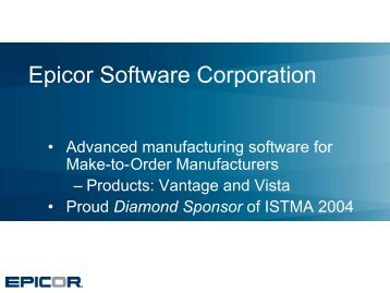 Epicor Presentation