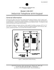 Model 246-001 Industrial Telephone with Keypad - GAI-Tronics