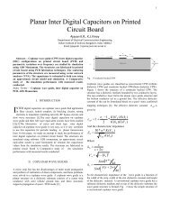 Planar Inter Digital Capacitors on Printed Circuit Board - Electrical ...