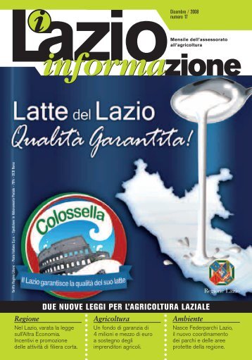 Stampa CopertinaDEF–LI-10-07 - Agricoltura - Regione Lazio