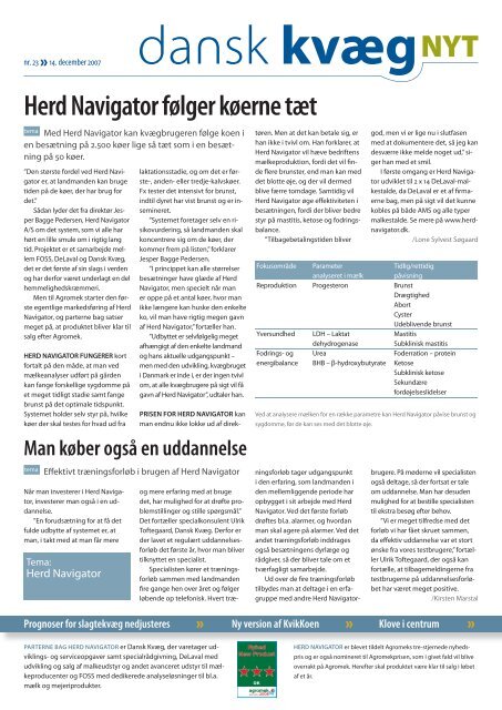 Dansk Kvæg NYT - Herd Navigator