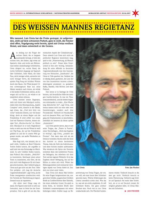 festivalzeitung nr. 05 / 20.06.2007 - Schillertage