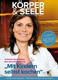 Patientenmagazin Körper & Seele, Ausgabe 2/2011