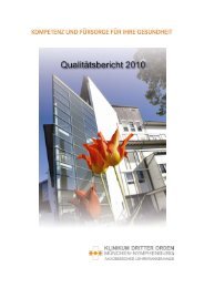 Qualitätsbericht 2010 - Klinikum Dritter Orden München