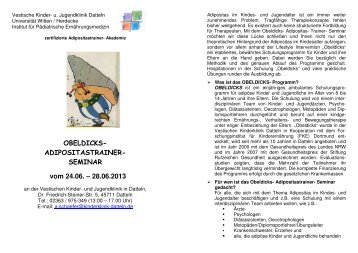 PDF herunterladen - Die Vestische Kinder- und Jugendklinik Datteln