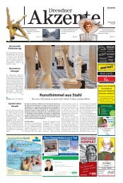 Kunsthimmel aus Stahl - Dresdner Akzente