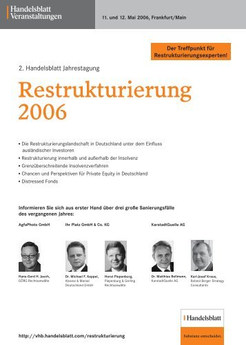 Restrukturierung 2006