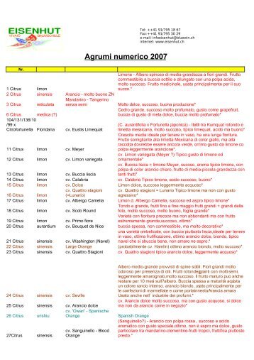 Agrumi numerico 2007 - Eisenhut