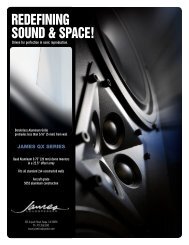 QX Series Linecard - James Loudspeaker