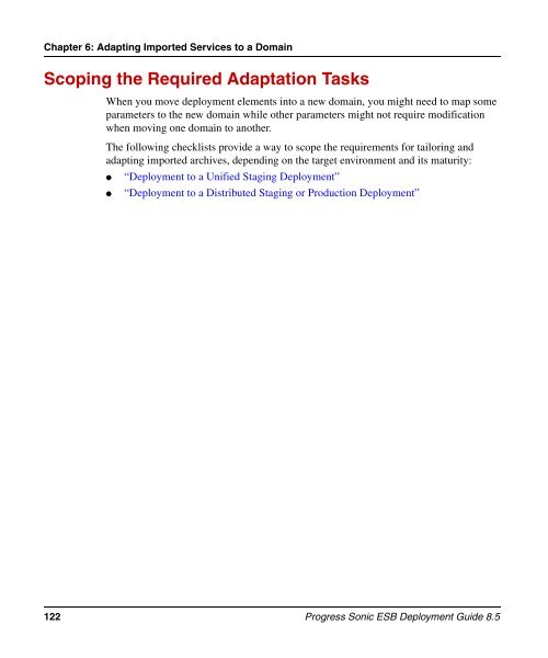 esb_deploy - Progress Sonic ESB Deployment Guide 8.5 - Product ...