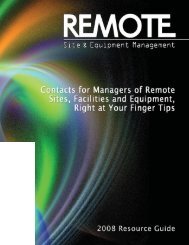 The European and North American Markets for Remote