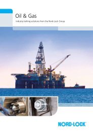 Oil & Gas brochure available here - Nord-Lock