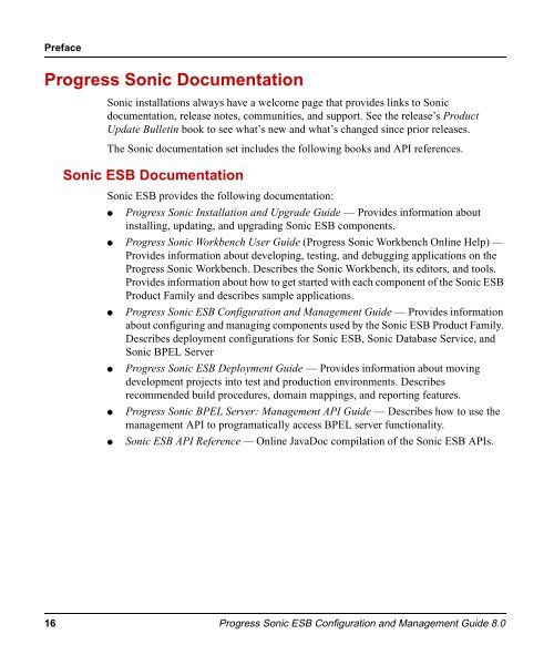 Progress Sonic 8.0 ESB Configuration and Management Guide