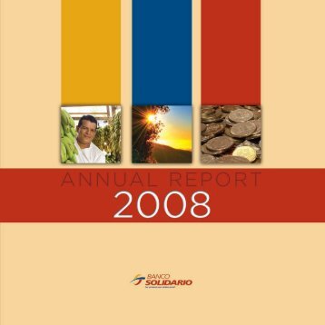 Annual Report 2008 - Banco Solidario